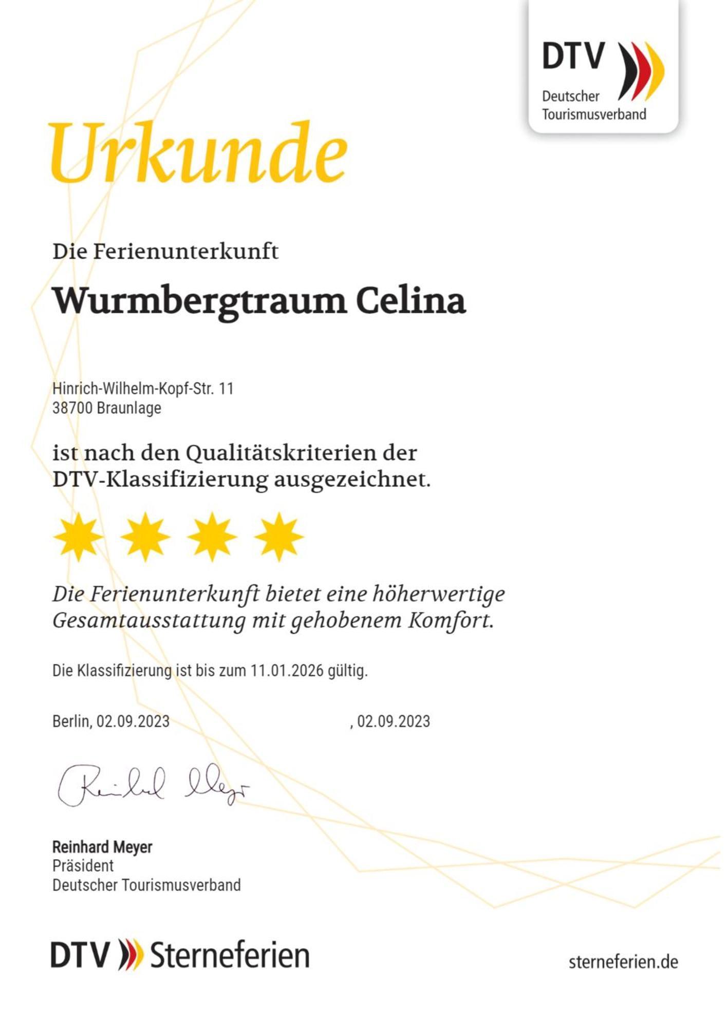 Wurmbergtraum Celina In Braunlage 4 Sterne Zertifiziert Vom Dtv Inklusive Waeschepakete Apartment Exterior foto